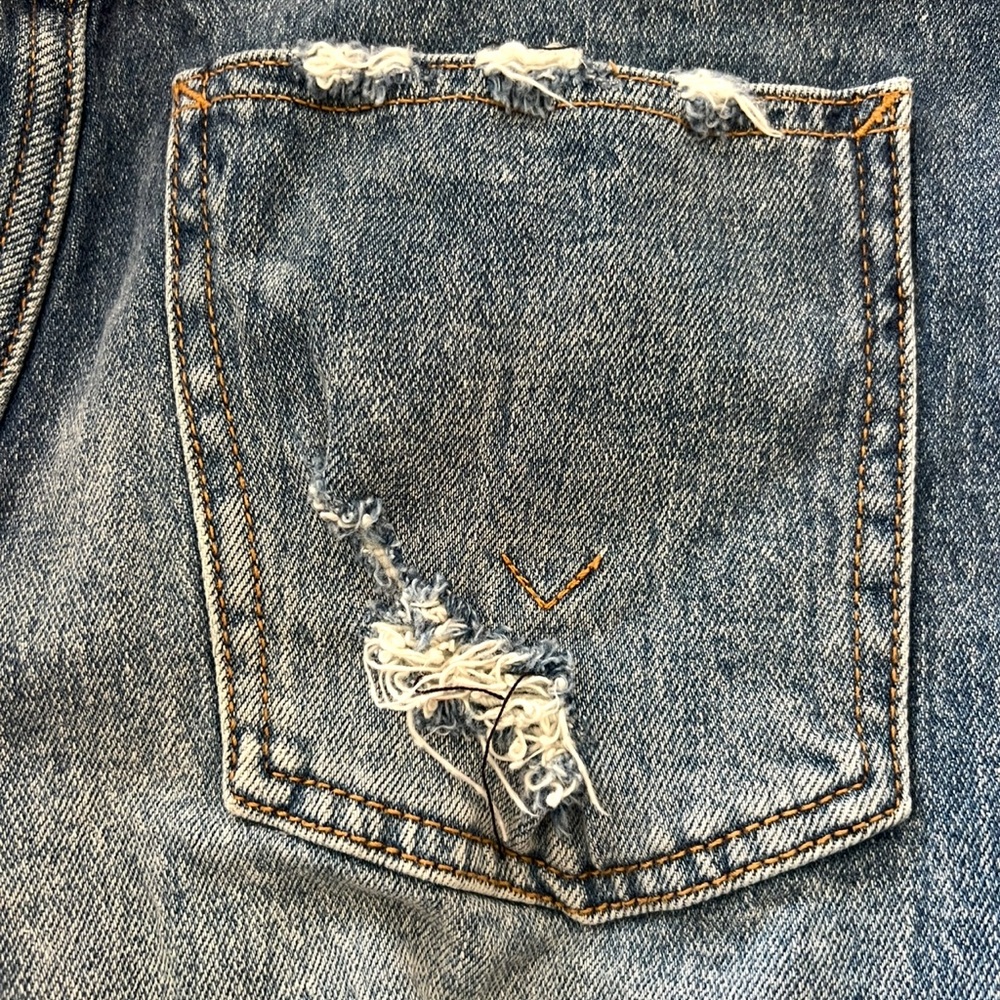 Hudson Distressed Jean Shorts — image 7 of 8